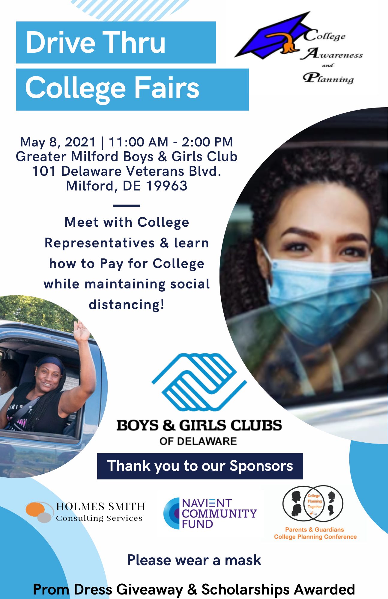 Featured image for “Boys & Girls Clubs of Delaware to host drive-thru college fairs”