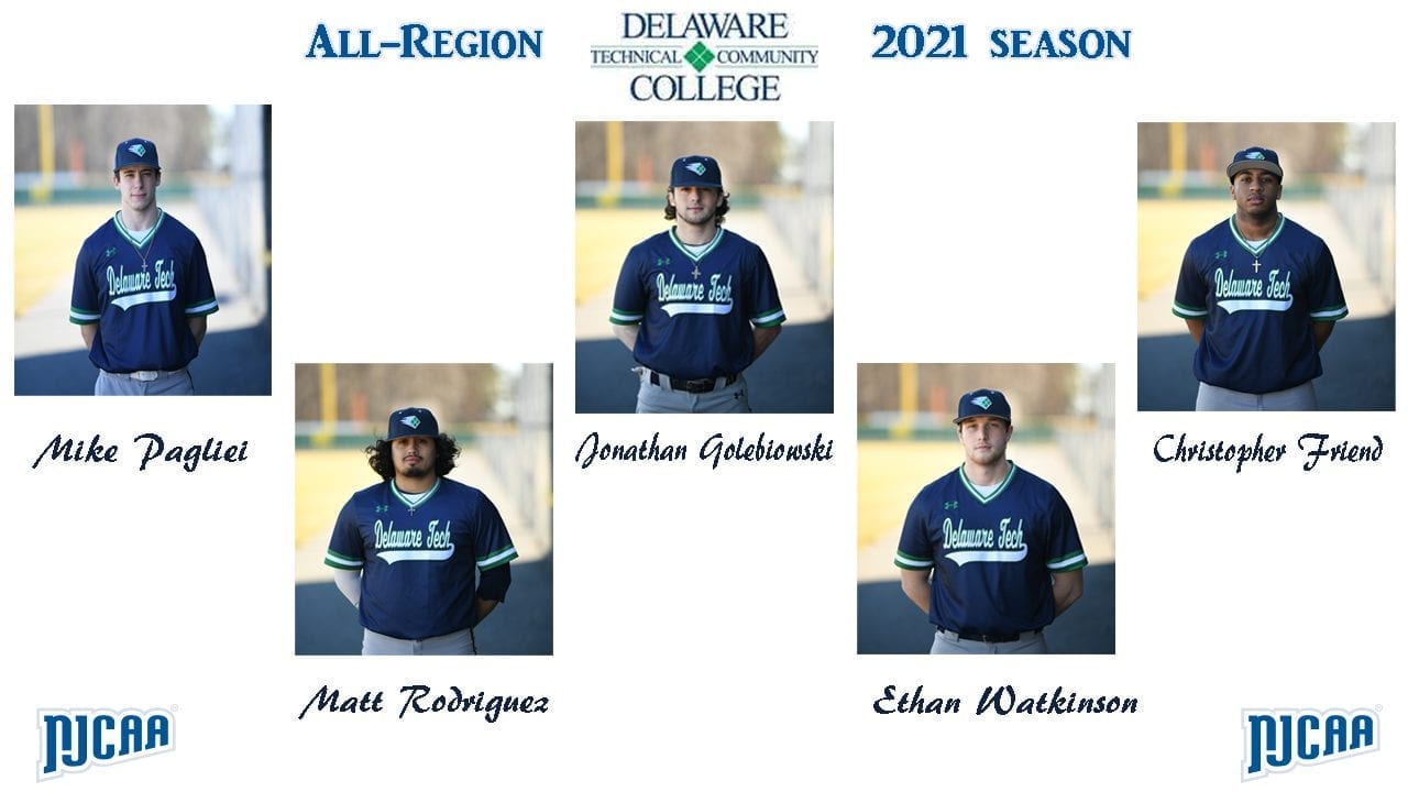 Featured image for “5 Delaware Tech baseball players earn All-Region honors”