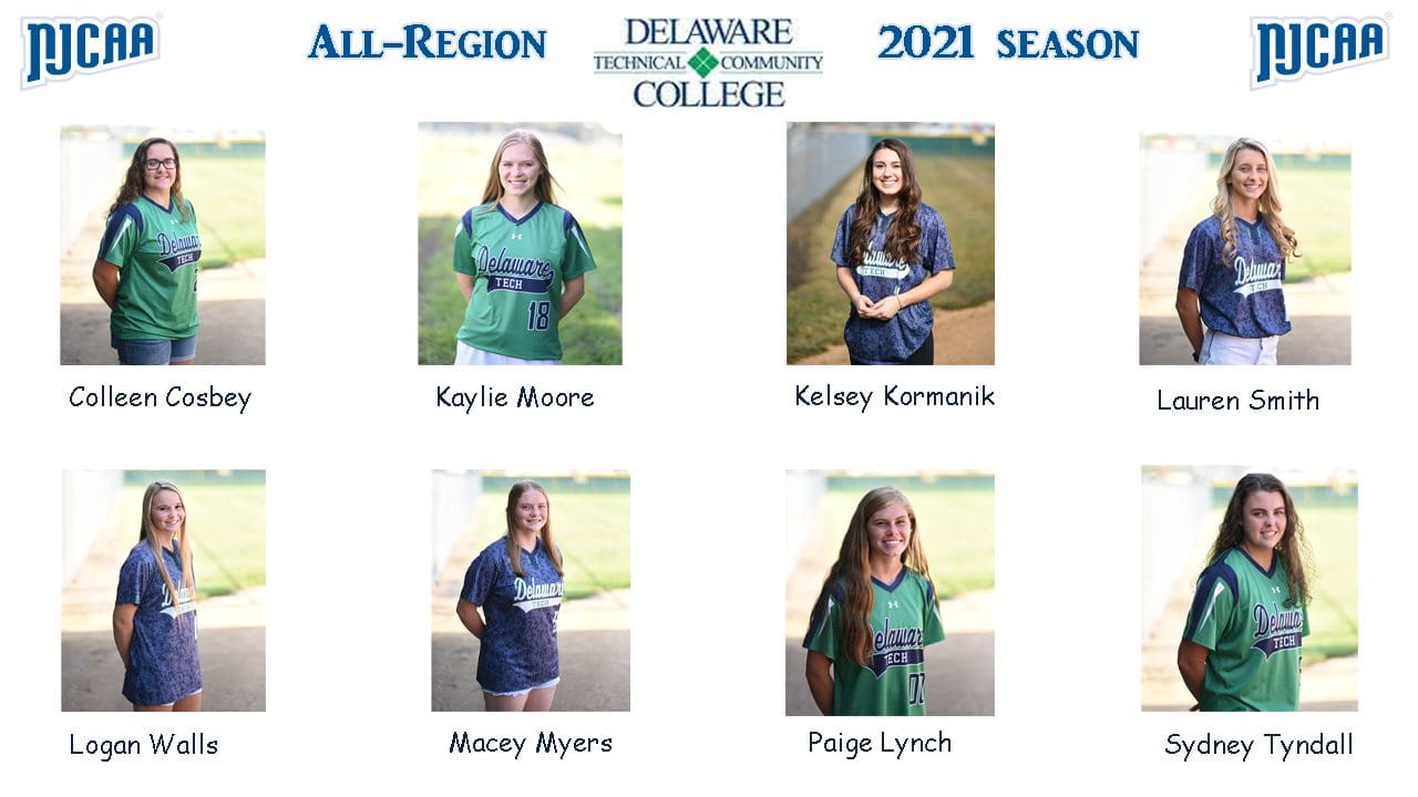 Featured image for “Eight Delaware Tech softball players earn all-region honors”