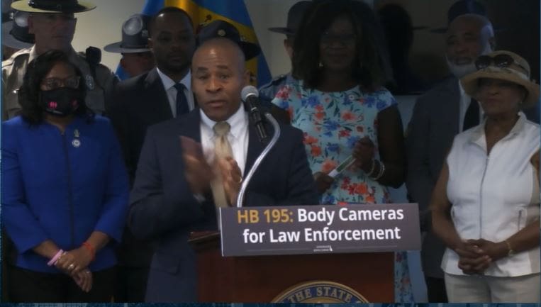Featured image for “Bill to mandate police body cameras signed into law”