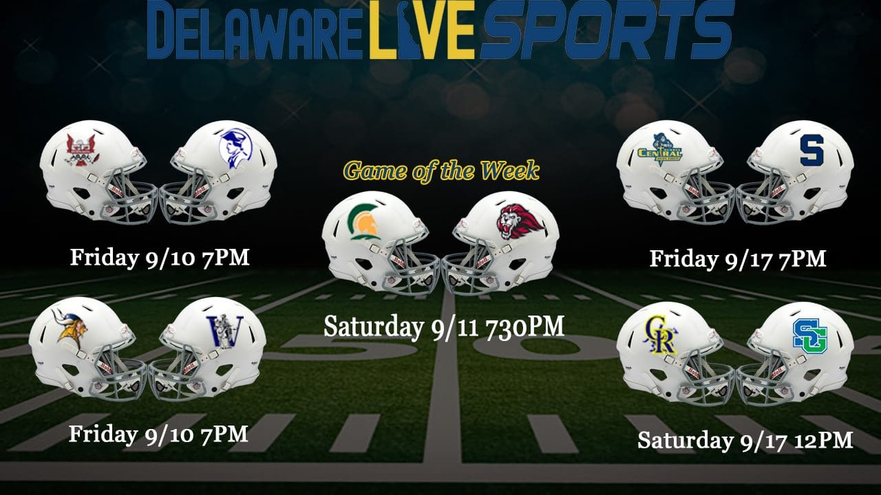 Featured image for “Delaware Live week 1 football streaming schedule”