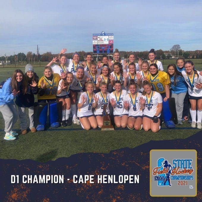 Featured image for “Cape Henlopen field hockey secures 5th straight state championship”