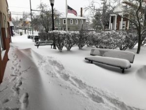 Major snowstorm kicks off 2022 15 a snow covered street