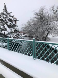 Major snowstorm kicks off 2022 14 a close up of a fence