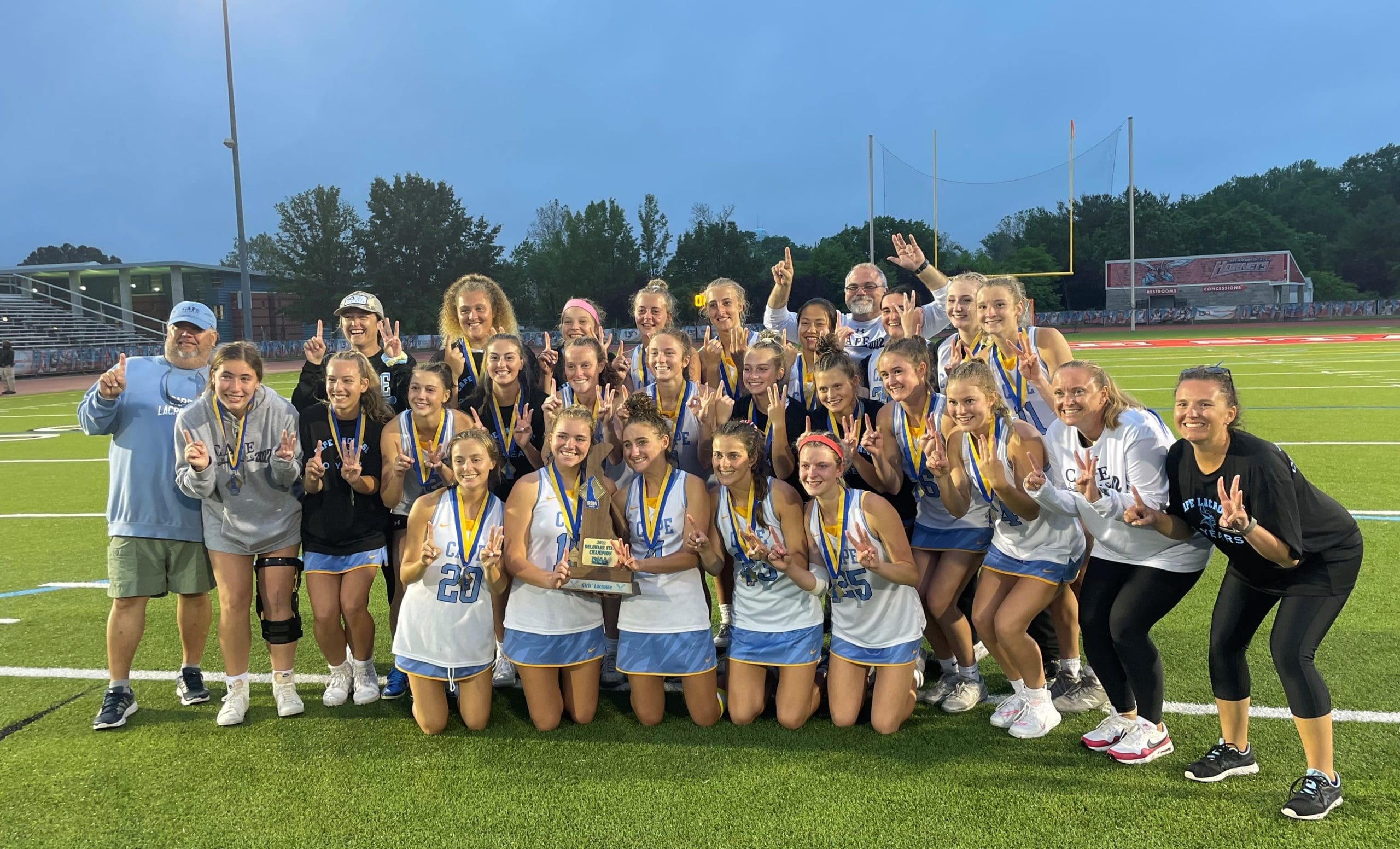 Featured image for “Cape captures lucky No. 13 lacrosse championship”