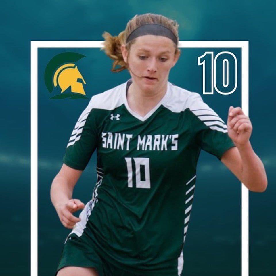 Featured image for “Saint Mark’s Scheppers Girls Soccer Player of the Year”