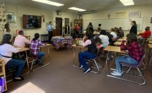 Images from Padua Academy's open house Sunday. (Padua Facebook).
