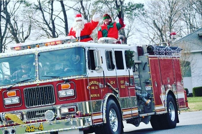 Featured image for “Santa to tour Milford area thanks to Carlisle Fire Company”