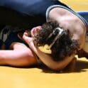 Cape Henlopens Luke Bender secures a pin over Jadyn Craig at 165 pounds. 1