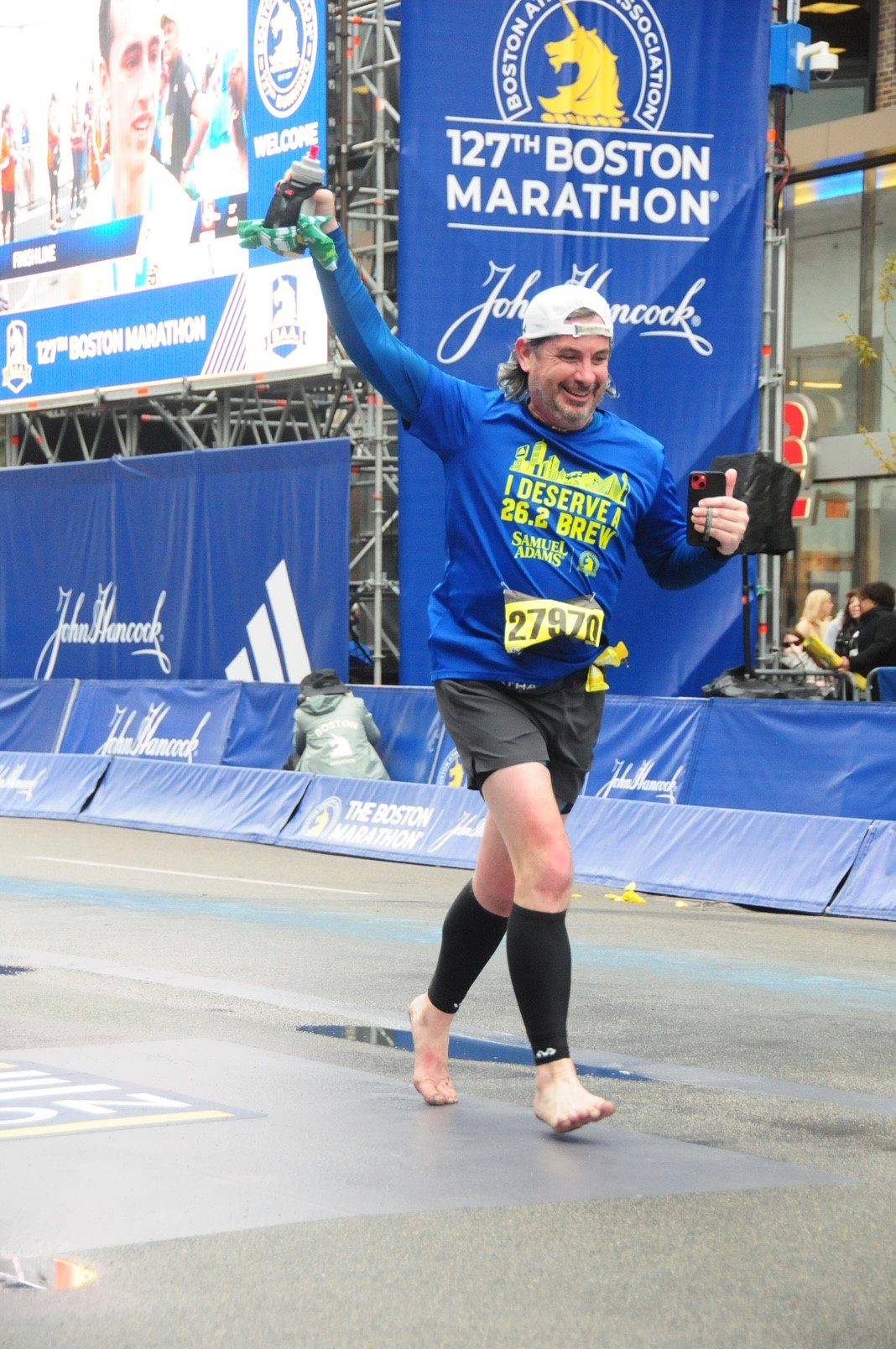 Featured image for “Milford man runs Boston Marathon”