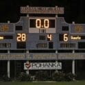 In the town too big for one state sits Frances E. Nunvar Stadium 4 Frances E. Nunvar scoreboard photo courtesy of Delmar Wildcats Football Facebook
