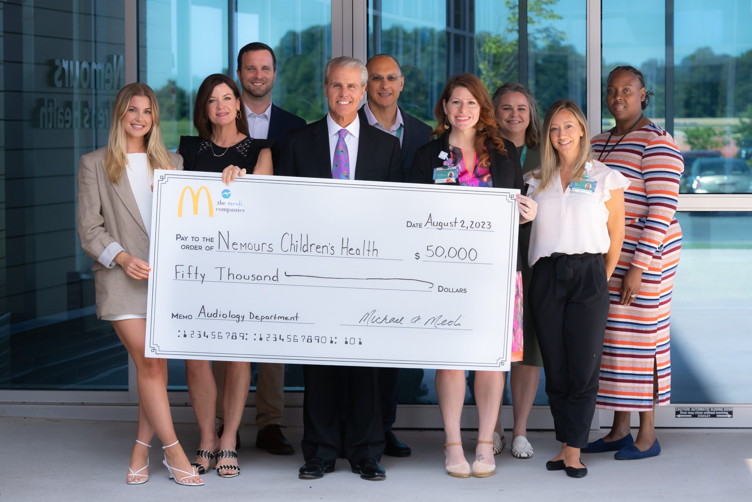 Featured image for “$50,000 gift to help Nemours expand audiology services in Sussex”