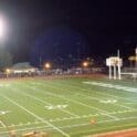 Caravel Academy Bob Peoples Stadium view from visitor side as you see the fans line the fence on the home side photo courtesy of Bob Peoples Stadium Facebook