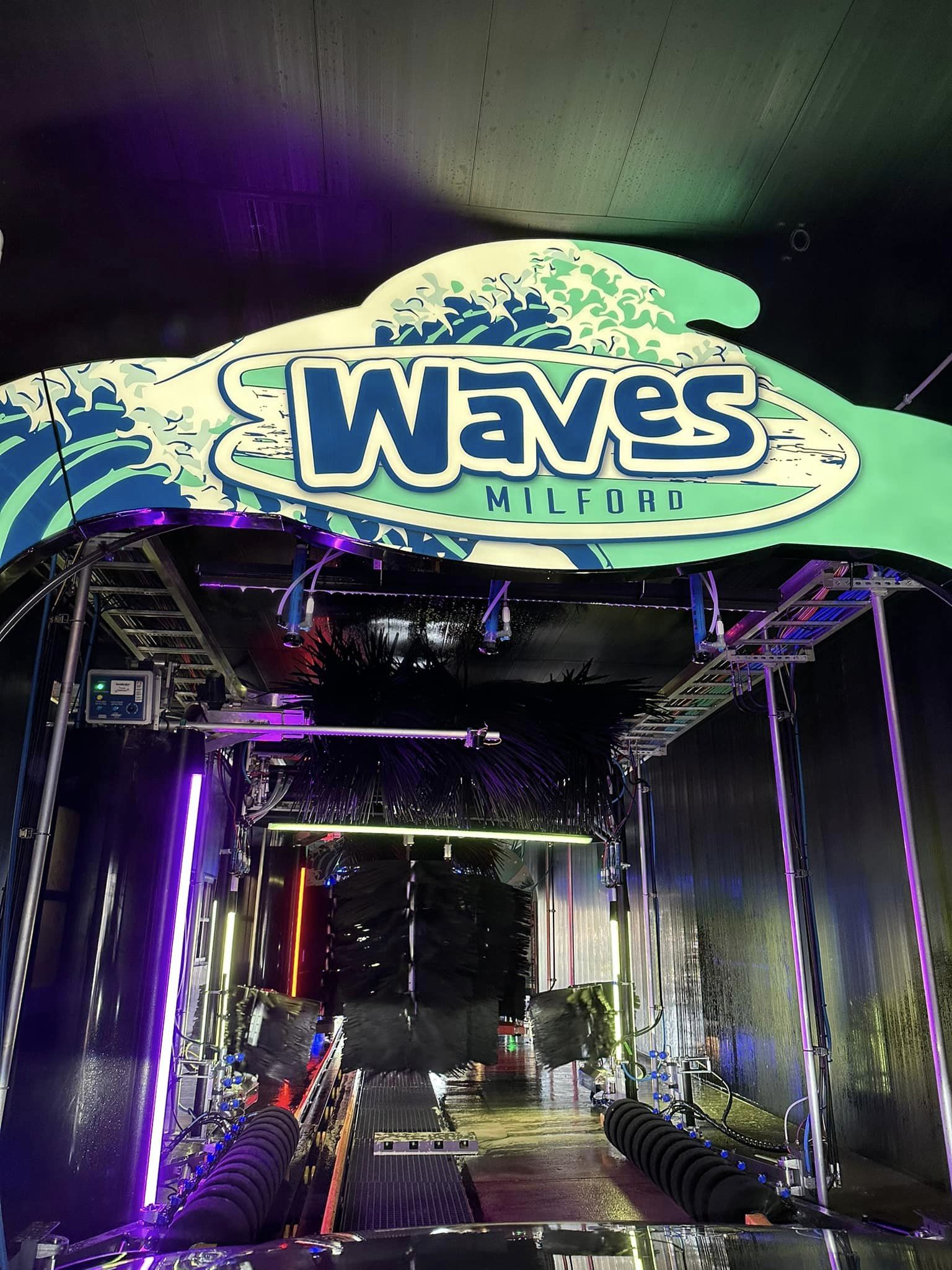Featured image for “Waves Car Wash opens in Milford”