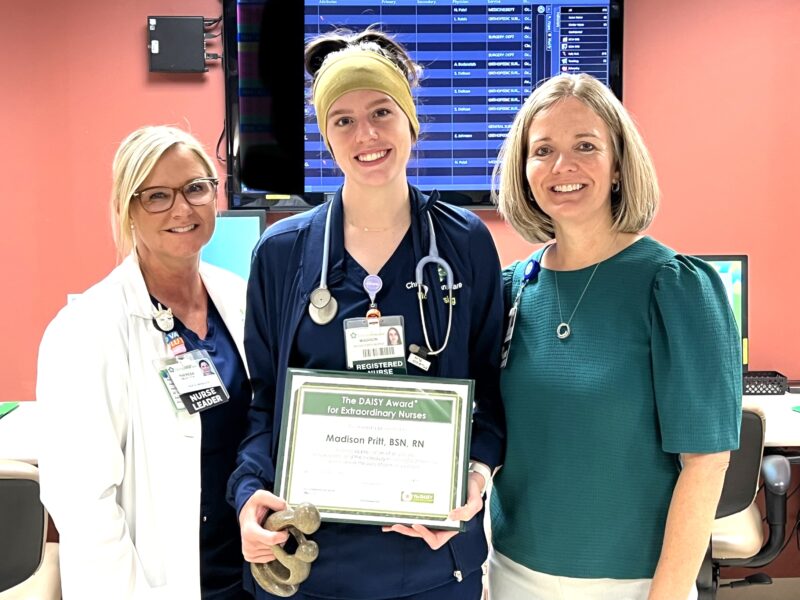 Featured image for “Madison Pritt Honored With DAISY Award”