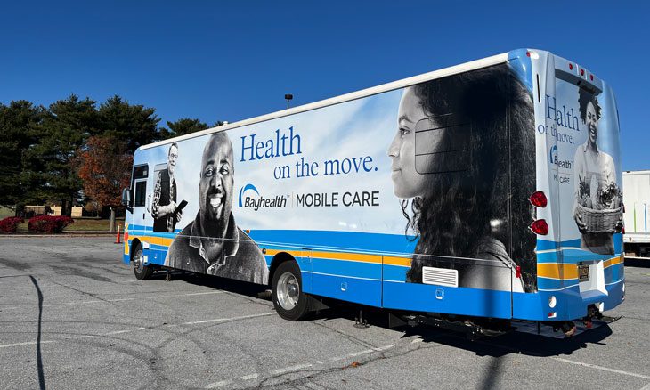 Featured image for “Bayhealth Takes Health on the Move Offering Free Services to the Community”