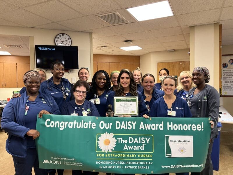 Featured image for “Dawnell Keeler Honored With DAISY Award for Extraordinary Nurses”