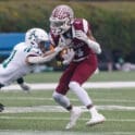 Caravel runs to school's first title since 2012 6 Caravel football Vandrick Trey Hamlin runs the ball against Archmere in the DIAA 2A football state championship photo courtesy of Donnell Henriquez