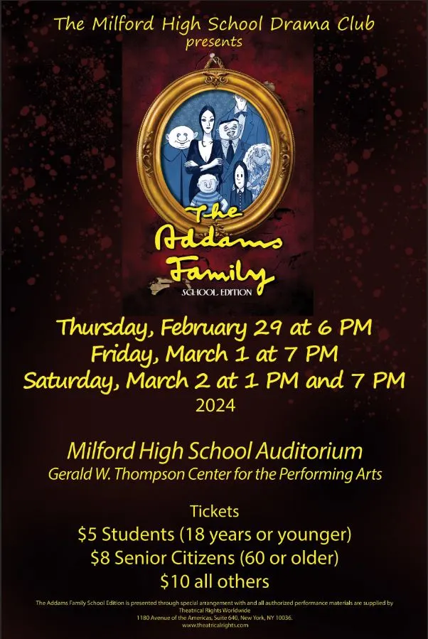 Featured image for “MHS Drama Club Presents Spring Musical “The Addams Family” ”