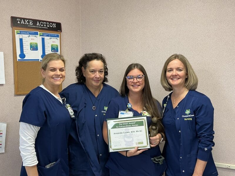 Featured image for “Amanda Crowe Honored With DAISY Award for Extraordinary Nurses”