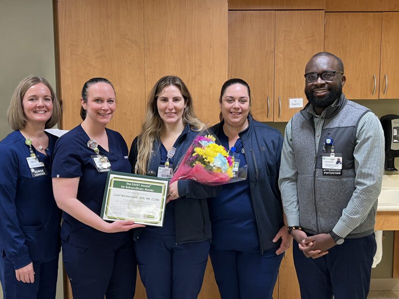 Featured image for “Juliet Westermann Honored With DAISY Award for Extraordinary Nurses”
