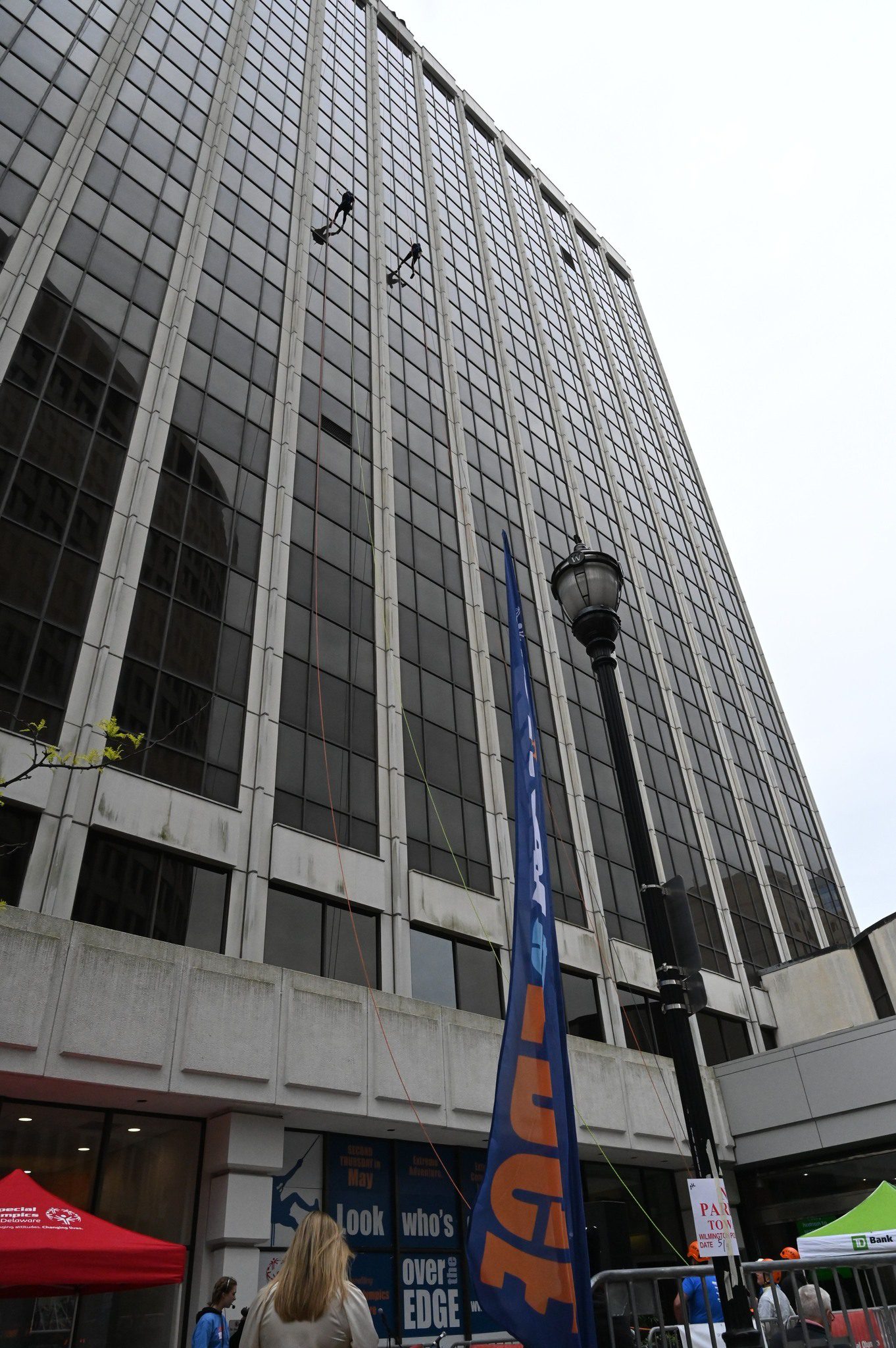 Featured image for “More than 90 ‘edgers’ to rappel 17 stories as part of 13th ‘Over the Edge’ fundraiser ”