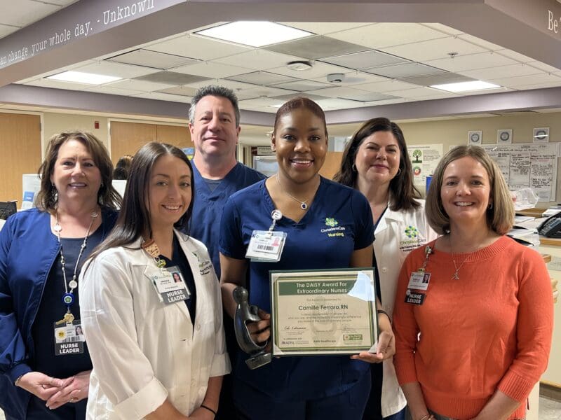 Featured image for “Camille Ferraro Honored With DAISY Award for Extraordinary Nurses”