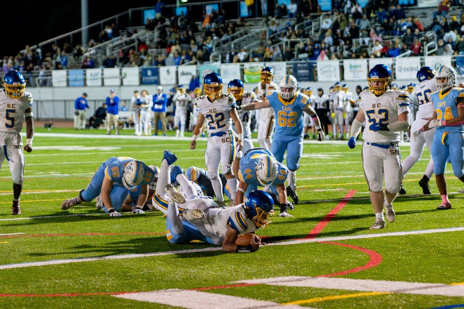 Featured image for “Harmon, Bell power Sussex Central to 41-27 win over Cape Henlopen”