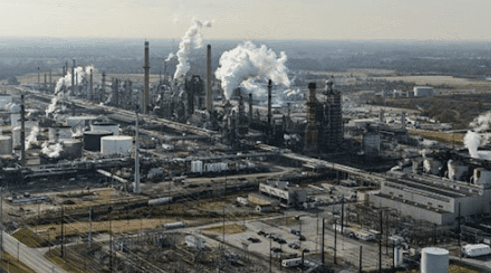 Delaware City Refining Company has been issued a Notice of Violation following emissions violations.