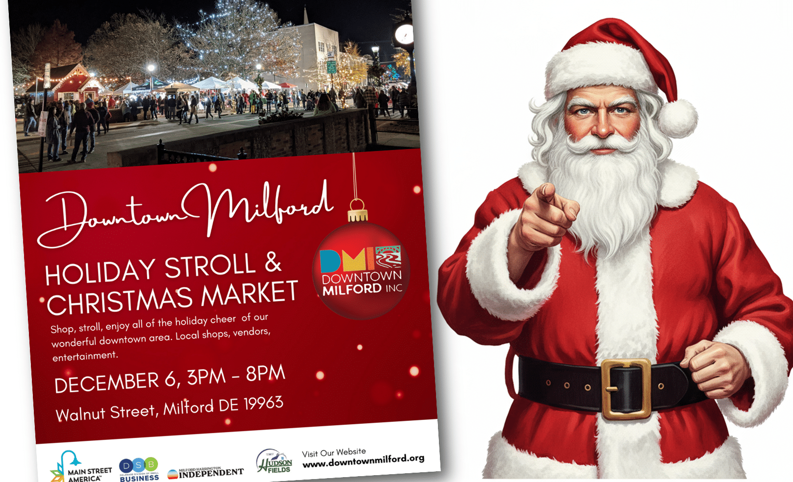 Culture 34 Featured image for “Santa needs helpers: Downtown Milford recruiting ‘holiday elves’ for Dec. 6 Stroll”