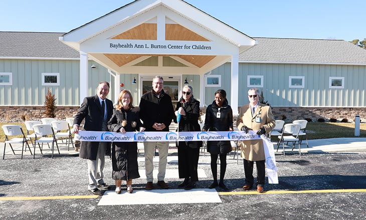 Bayhealth Holds Ribbon Cutting to Celebrate the Opening of Burton Center for Children