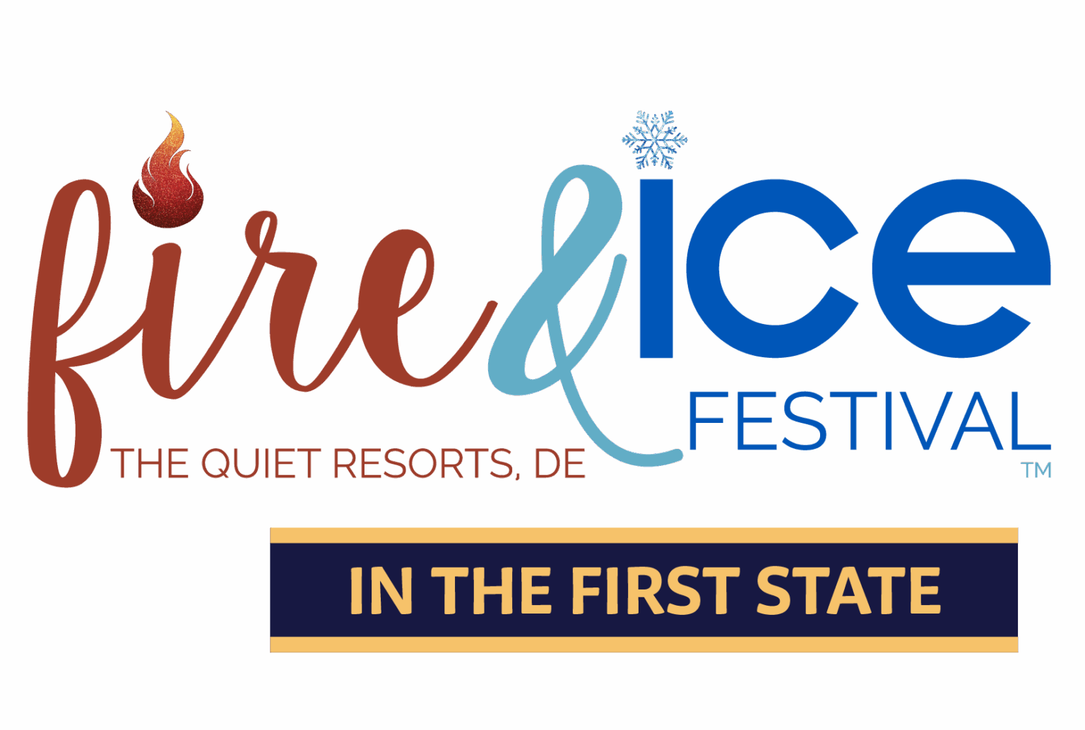 The annual Fire & Ice Festival returns Jan. 30–Feb. 1 with ice sculptures, live entertainment and outdoor activities across several Delaware beach communities. (Photo courtesy of Bethany-Fenwick Area Chamber of Commerce.)