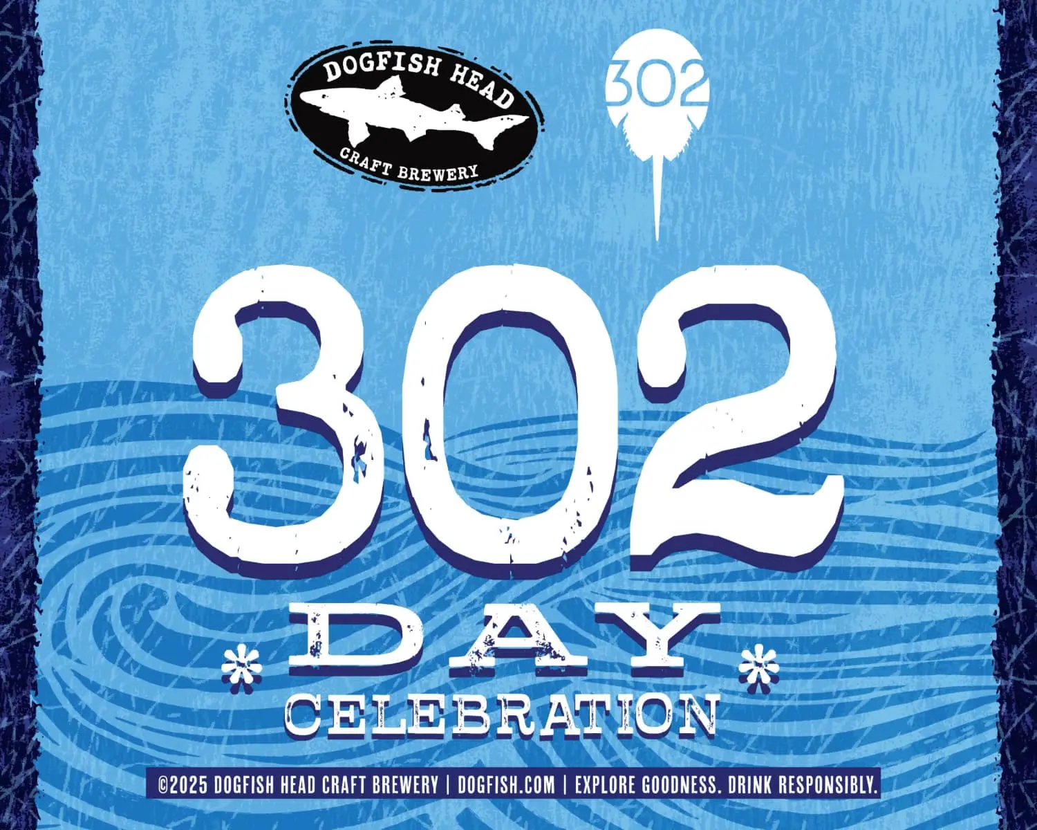 Dogfish Head and 302 Horseshoe Crab will host Delaware’s official 302 Day celebration on March 7 at the Milton brewery, featuring local vendors, food trucks, live music and community organizations. (Photo courtesy of Dogfish Head.) 