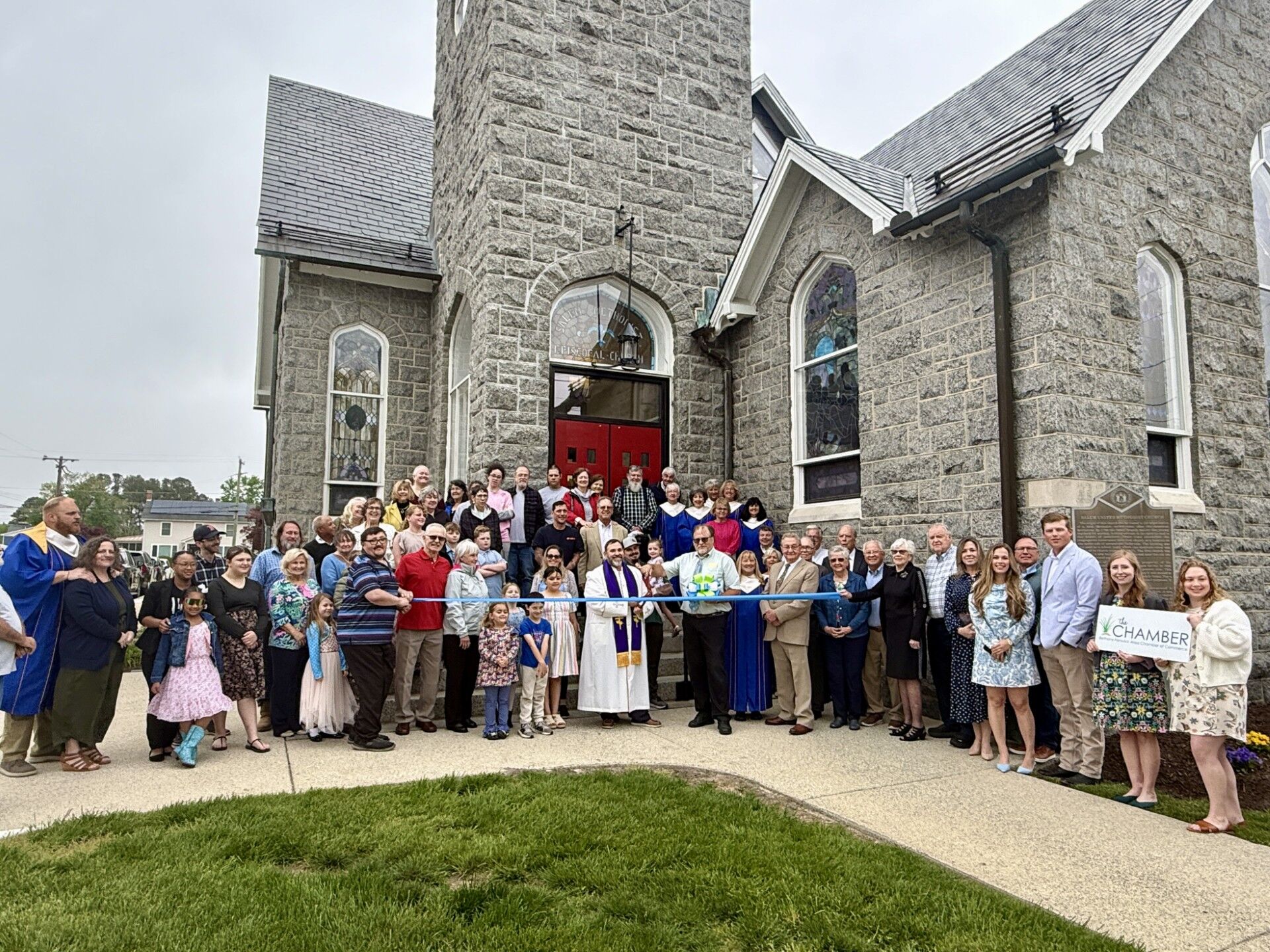 Featured image for “Salem Church celebrates sanctuary renovations with ribbon cutting and rededication”