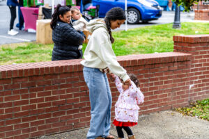 Families got in on the dancing with live music from the Fuzaholics.