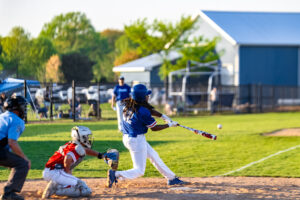 Dover sophomore Jarrell Ali swings from the right handed batter's box.