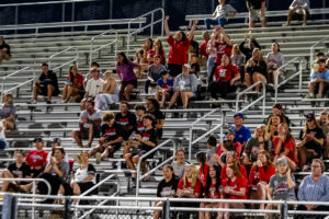 The stands were filled with friends and family taking in the game, Wednesday night.