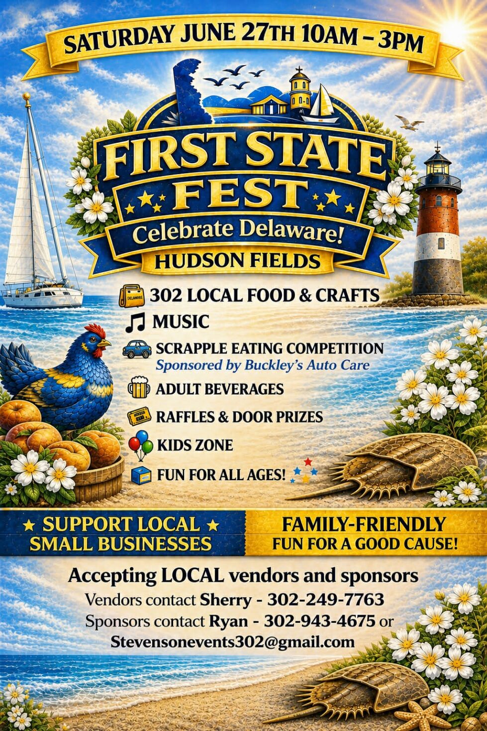First State Fest Returns to Hudson Fields in Milton June 27, Showcasing Delaware Food, Music and Makers 2 687861776 4222020137942776 735438436720869586 n