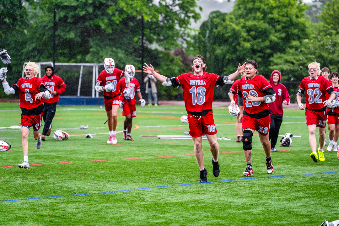 Featured image for “Photo Gallery: 2026 DIAA Boys Lacrosse Quarterfinals, Smyrna vs Wilmington Friends”
