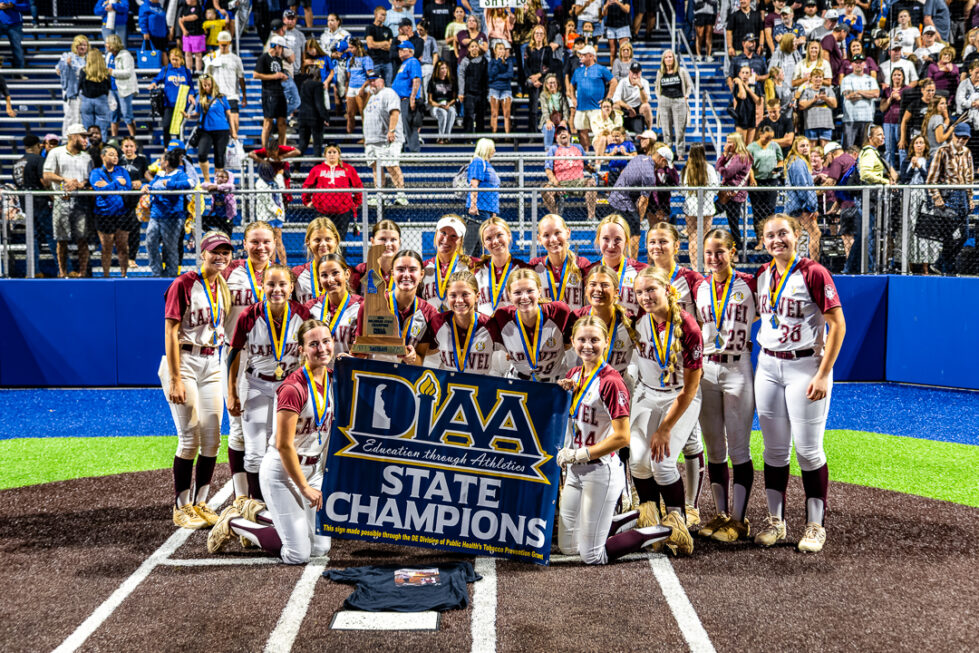 Photo Gallery: Caravel Wins 2026 DIAA Softball State Championship 1 The Caravel Buccaneers pose for a picture after winning the 2026 DIAA Softball State Championship.