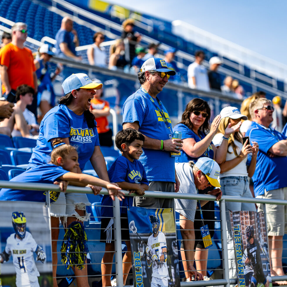 UD fans take in a men's lacrosse game. Photo Credit: Dave Reeder