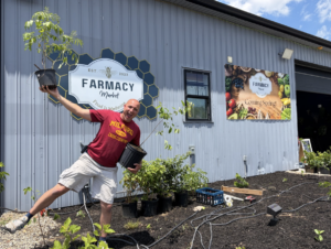 Helmick Happy In Garden