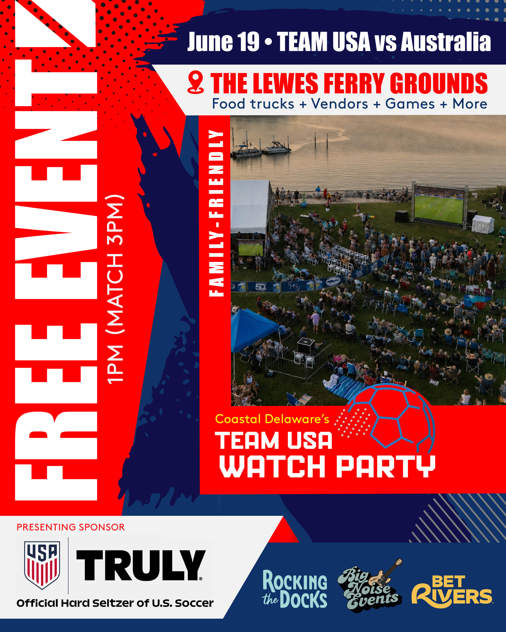 Featured image for “Rocking The Docks to Hold Free World Cup Watch Party at Lewes Ferry Grounds on June 19”