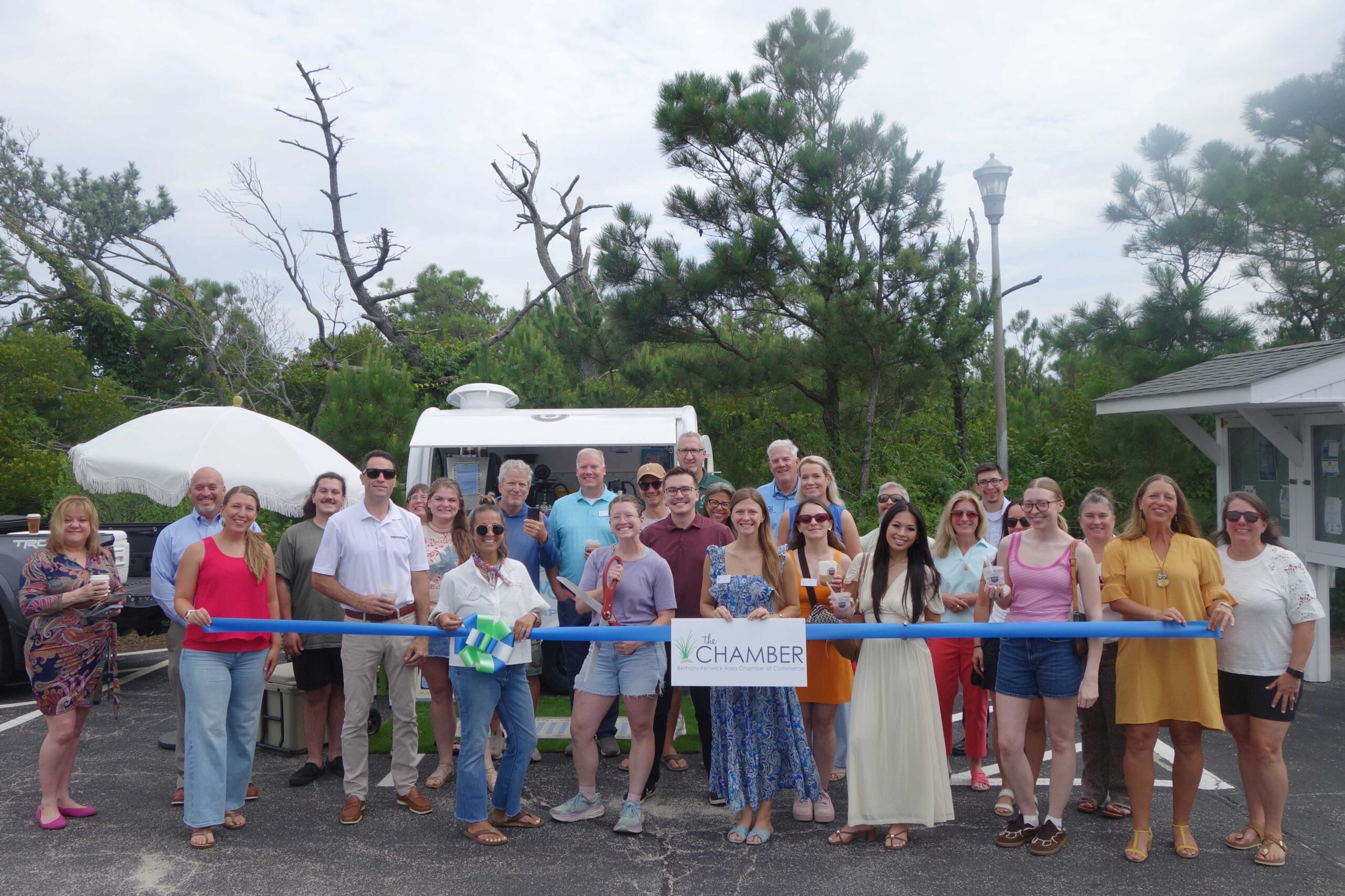 Wilde Coffee Co. celebrated its grand opening with a July 9 ribbon-cutting ceremony hosted in partnership with the Bethany-Fenwick Area Chamber of Commerce. (Photo courtesy of Bethany-Fenwick Area Chamber of Commerce.)