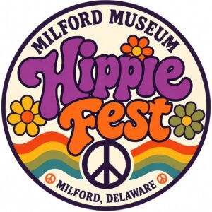 The Milford Museum's Hippiefest returns Aug. 15 with live music from The Funsters and DJ Dana McDonald at the Causey Mansion. (Photo courtesy of Milford Museum.)