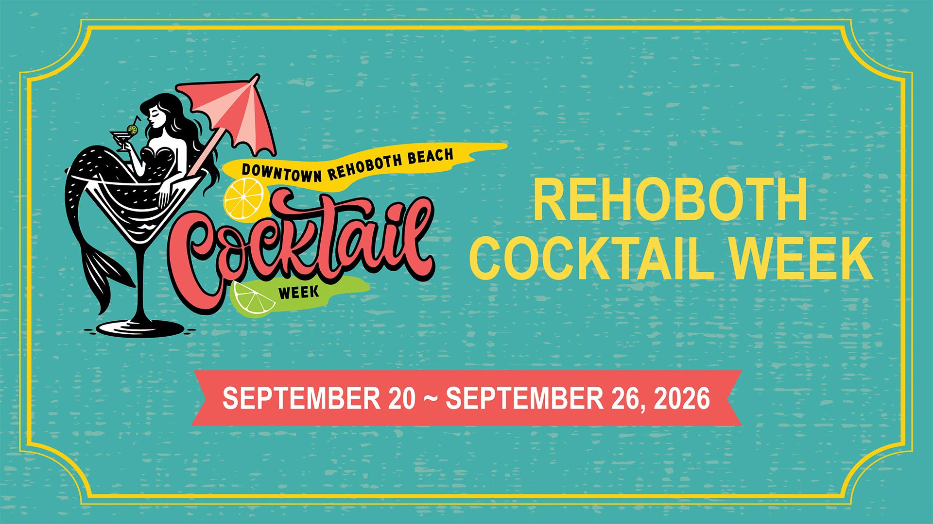Rehoboth Beach Main Street and Dogfish Head announce first Downtown Rehoboth Cocktail Week 3 Rehoboth Beach Main Street and Dogfish Head will host the first-ever Downtown Rehoboth Beach Cocktail Week Sept. 20-26. (Photo courtesy of Rehoboth Beach Main Street.)