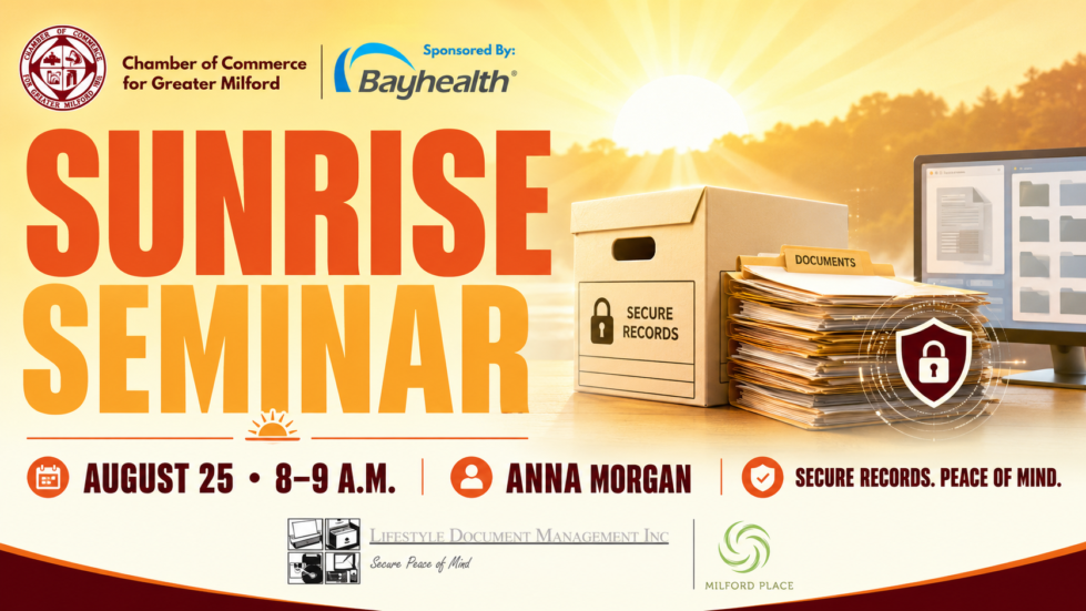 Sunrise Seminar to explore the business of protecting important records 3 Sunrise August